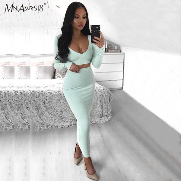 two piece dress mnealways18 knitted white sets women crop long skirts autumn sleeve 2 set casual winter outfits1
two piece dress mnealways18 knitted white sets women crop long skirts autumn sleeve 2 set casual winter outfits1