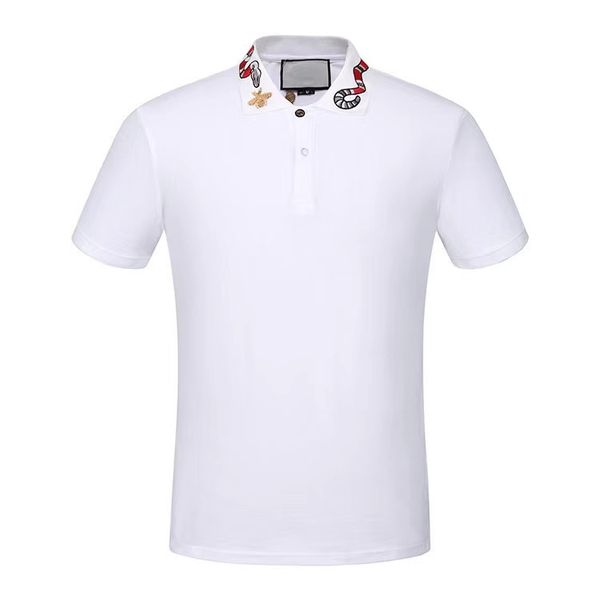 designer striped polo shirt t-shirt snake boros bee flower embroidery men's high street fashion horse polo shirt style, White;black
designer striped polo shirt t-shirt snake boros bee flower embroidery men's high street fashion horse polo shirt style, White;black