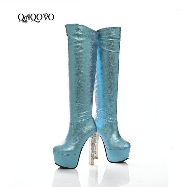 boots 15cm super high heels women fashion platform knee zipper autumn winter long shoes woman blue gold silver1, Black
boots 15cm super high heels women fashion platform knee zipper autumn winter long shoes woman blue gold silver1, Black