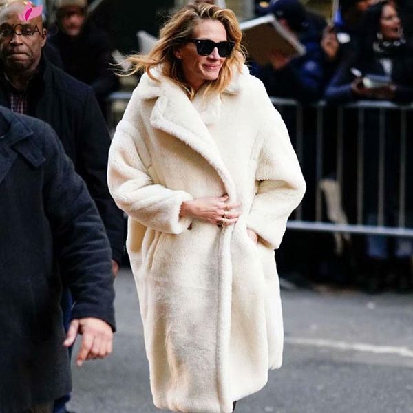 autumn winter women beige teddy coat stylish female thick warm cashmere jacket casual girls streetwear, Black
autumn winter women beige teddy coat stylish female thick warm cashmere jacket casual girls streetwear, Black