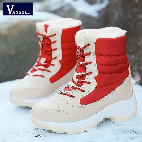 vangull new boots women waterproof winter shoes woman snow boots platform warm ankle plush fur thick heels botas mujer, Black
vangull new boots women waterproof winter shoes woman snow boots platform warm ankle plush fur thick heels botas mujer, Black