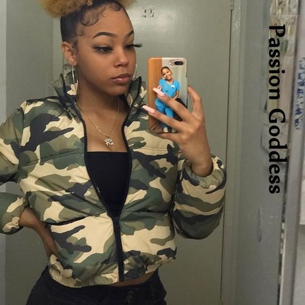 fall women camouflage puffer jacket cool warm zipper bubble coat stand collar oversized parka down armygreen camo jacket outcoat1, Black
fall women camouflage puffer jacket cool warm zipper bubble coat stand collar oversized parka down armygreen camo jacket outcoat1, Black