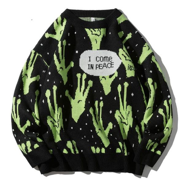 men's sweaters lindsey seader sweater men jumpers knitted harajuku alien hip hop streetwear knitwear clothing pullover oversize, White;black
men's sweaters lindsey seader sweater men jumpers knitted harajuku alien hip hop streetwear knitwear clothing pullover oversize, White;black