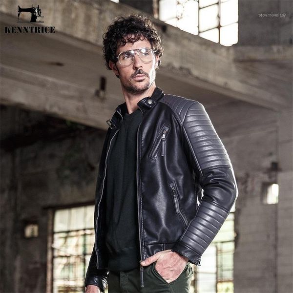 men's leather & faux kenntrice pilot jacket men pu moto coat male patchwork mens slim fit coats men1, Black
men's leather & faux kenntrice pilot jacket men pu moto coat male patchwork mens slim fit coats men1, Black