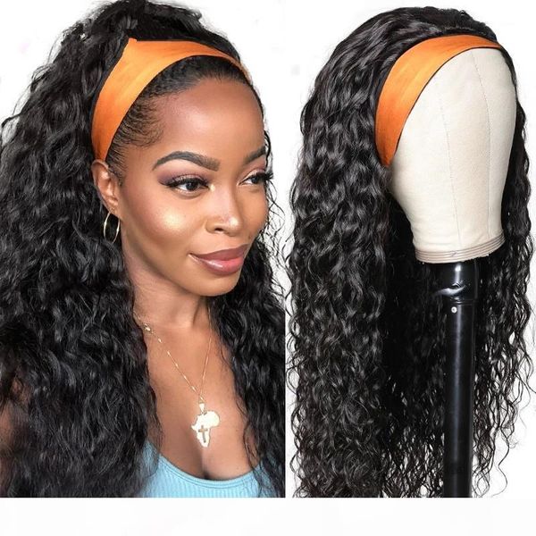 brazilian water wave headband wig human hair glueless full machine made wigs remy human hair scarf wig for black women, Black;brown
brazilian water wave headband wig human hair glueless full machine made wigs remy human hair scarf wig for black women, Black;brown