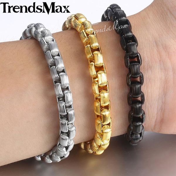 box link chain men's bracelets gold black stainless steel bracelet for male jewelry 2020 gifts dropshipping 13mm kkbm154
box link chain men's bracelets gold black stainless steel bracelet for male jewelry 2020 gifts dropshipping 13mm kkbm154