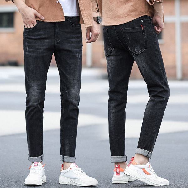 hong kong версия симпатичного мальчика осень зима джинсы случайных люди тонких ног, корейского эластичного мужская случайных брюки моды брен, Blue
hong kong версия симпатичного мальчика осень зима джинсы случайных люди тонких ног, корейского эластичного мужская случайных брюки моды брен, Blue