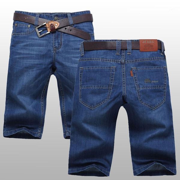 men's jeans shorts summer thin five-point men's elastic five-point slacks summer trousers1, Blue
men's jeans shorts summer thin five-point men's elastic five-point slacks summer trousers1, Blue