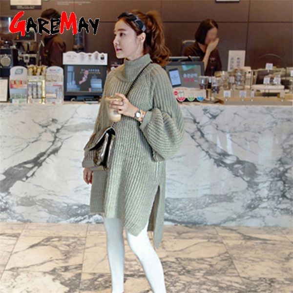 garemay autumn winter sweater women knitted dress warm turtleneck loose pregnant maxi plus size female ladies long sweaters 201221, White;black
garemay autumn winter sweater women knitted dress warm turtleneck loose pregnant maxi plus size female ladies long sweaters 201221, White;black