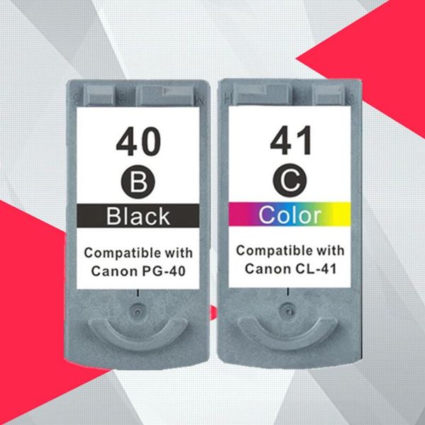 compatible ink cartridges for canon pg40 cl41 pg-40 cl-41 ip1600 / ip1700 / ip1800 pg 40 cl41 mp140 mp450 mp470 printer
compatible ink cartridges for canon pg40 cl41 pg-40 cl-41 ip1600 / ip1700 / ip1800 pg 40 cl41 mp140 mp450 mp470 printer