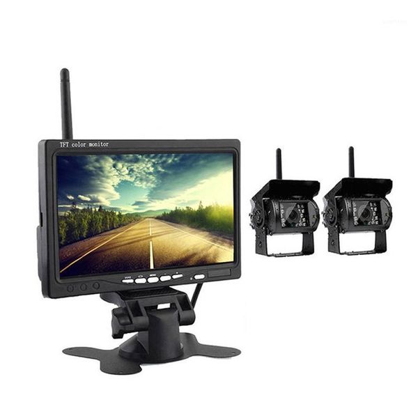 wireless digital 2 car reversing backup cameras system night vision + 7 inch hd 720p monitor car rear monitor for truck1
wireless digital 2 car reversing backup cameras system night vision + 7 inch hd 720p monitor car rear monitor for truck1