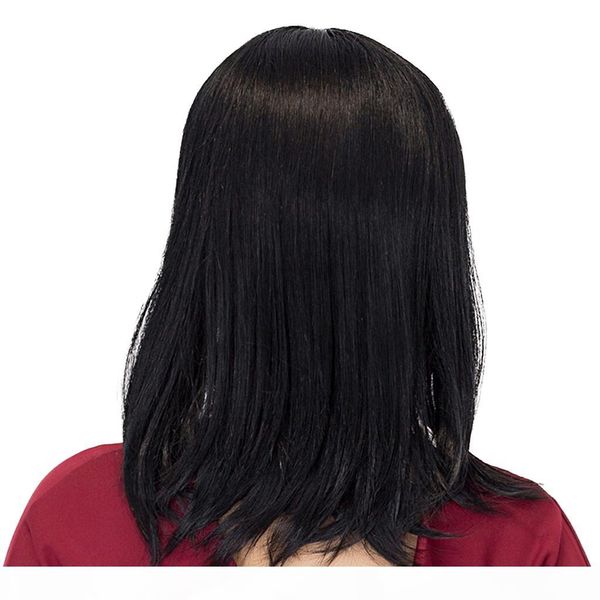 shoulder length short straight hair wigs black natural silky hairpieces with flat bangs human hair wig
shoulder length short straight hair wigs black natural silky hairpieces with flat bangs human hair wig