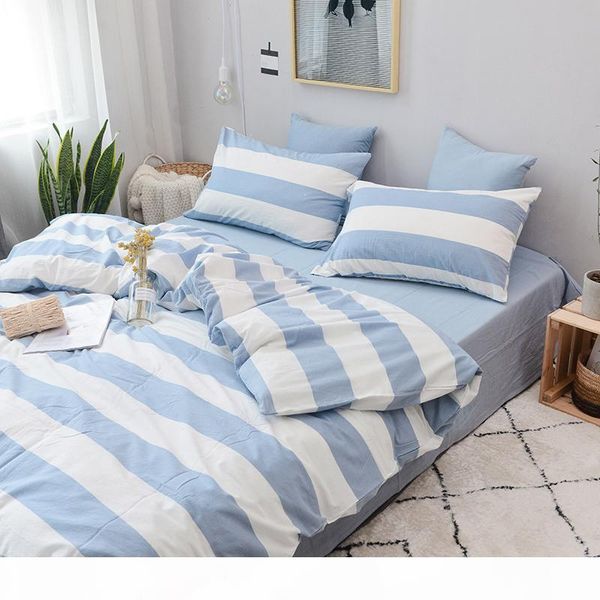 100% хлопок стирка хлопка 3pcs одеяло комплекты крышки (крышки 1pcs одеяло + 2шт наволочки) белый синие полосы 3шт постельное белье
100% хлопок стирка хлопка 3pcs одеяло комплекты крышки (крышки 1pcs одеяло + 2шт наволочки) белый синие полосы 3шт постельное белье