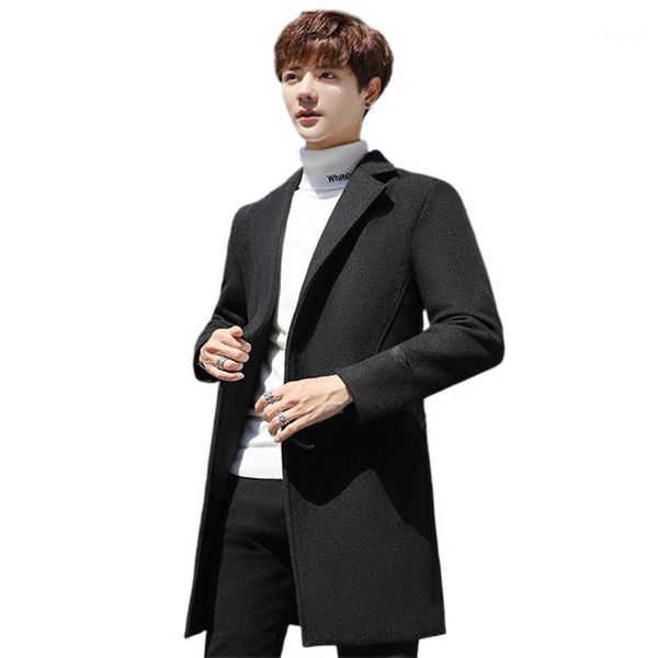 men's wool & blends missky autumn winter men coat v-neck lapel woolen trench solid color plus size middle long overcoat male 1, Black
men's wool & blends missky autumn winter men coat v-neck lapel woolen trench solid color plus size middle long overcoat male 1, Black