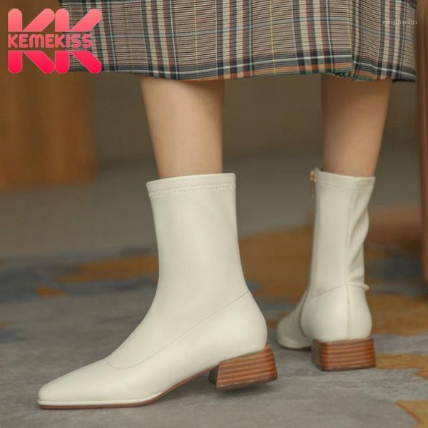 boots kemekiss women fashion zipper thick heel winter shoes woman warm short boot casual daily office lady footwear size 34-391, Black
boots kemekiss women fashion zipper thick heel winter shoes woman warm short boot casual daily office lady footwear size 34-391, Black