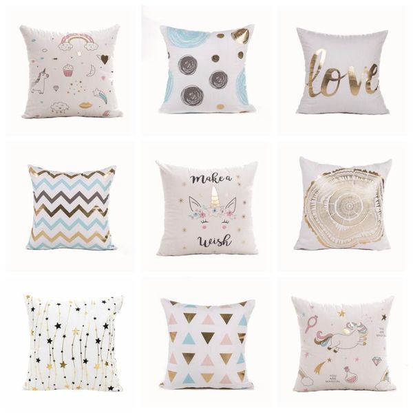 cushion/decorative pillow ins fresh bronzing cushion decorative pillowblack and white gold foil pillowcase home decor sofa throw pillows 17i
cushion/decorative pillow ins fresh bronzing cushion decorative pillowblack and white gold foil pillowcase home decor sofa throw pillows 17i