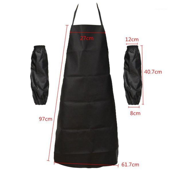aprons waterproof apron with cuffs oil-proof polyurethane leather kitchen dining decors1
aprons waterproof apron with cuffs oil-proof polyurethane leather kitchen dining decors1