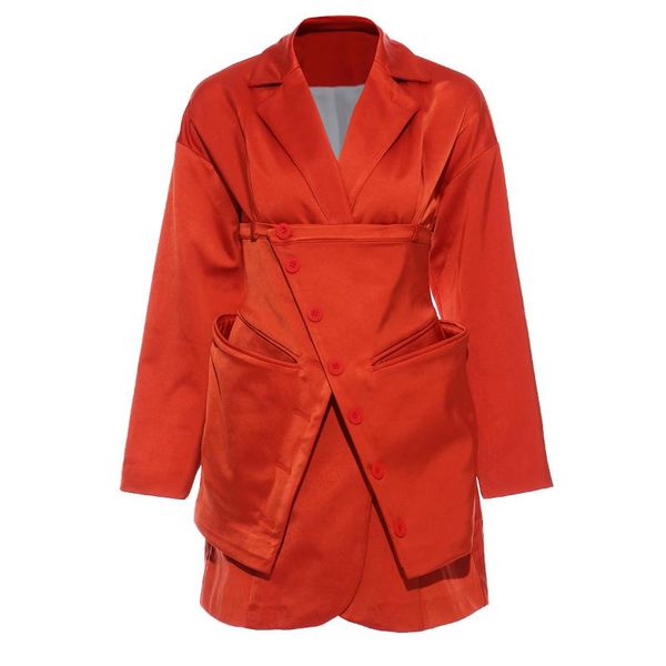 zcsmll women orange split irregular blazer new lapel long sleeve loose fit jacket fashion tide spring autumn 2020 f2585, White;black
zcsmll women orange split irregular blazer new lapel long sleeve loose fit jacket fashion tide spring autumn 2020 f2585, White;black