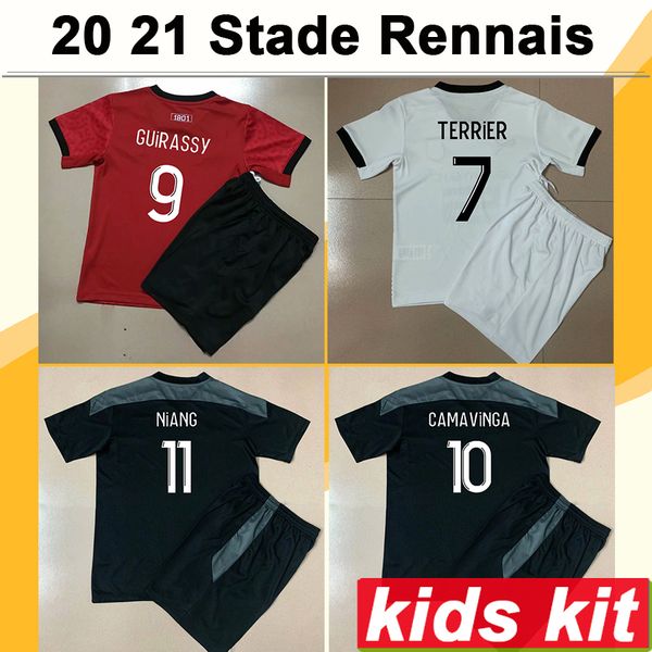 20 21 stade rennais kids kit soccer jerseys terrier bourigeaud home away football shirt guirassy niang camavinga child short sleeve, Black
20 21 stade rennais kids kit soccer jerseys terrier bourigeaud home away football shirt guirassy niang camavinga child short sleeve, Black