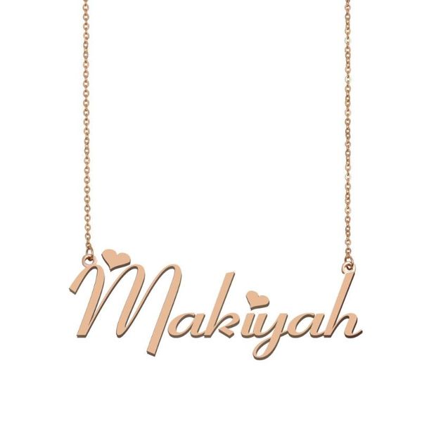 pendant necklaces makiyah name necklace , custom for women girls friends birthday wedding christmas mother days gift, Silver
pendant necklaces makiyah name necklace , custom for women girls friends birthday wedding christmas mother days gift, Silver