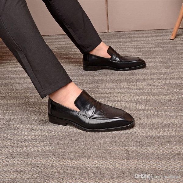 classic business men's dress shoes fashion elegant formal wedding shoe luxury men slip on office oxford shoes for men luxury men shoes, Black
classic business men's dress shoes fashion elegant formal wedding shoe luxury men slip on office oxford shoes for men luxury men shoes, Black