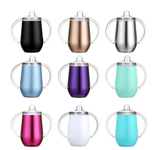 10oz stainless steel insulated sippy cups with double handle 12 colors double wall vacuum tumbler wine coffee beer mugs gh176
10oz stainless steel insulated sippy cups with double handle 12 colors double wall vacuum tumbler wine coffee beer mugs gh176