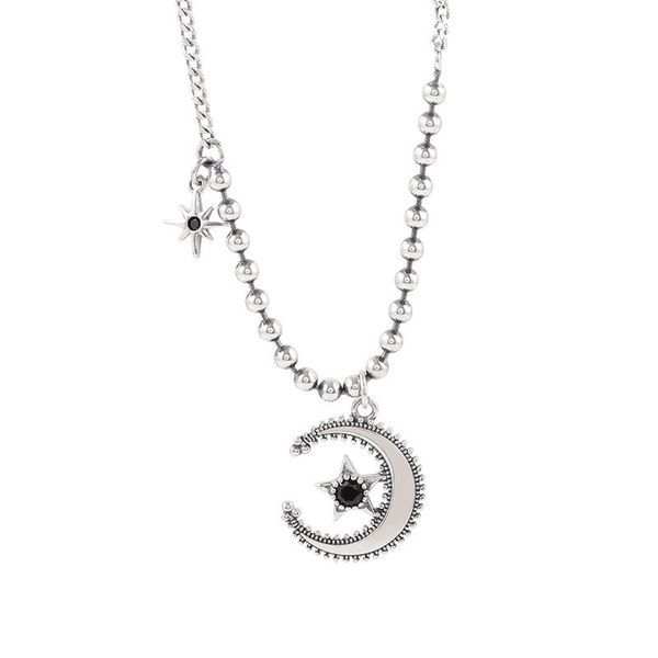 chains luxury star moon necklace women's hip hop minority design sense sweater chain short, versatile and sim, Silver
chains luxury star moon necklace women's hip hop minority design sense sweater chain short, versatile and sim, Silver