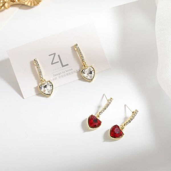 stud korean fashion temperament earrings punk wild net red shiny crystal love women's clothing sales heart, Golden;silver
stud korean fashion temperament earrings punk wild net red shiny crystal love women's clothing sales heart, Golden;silver