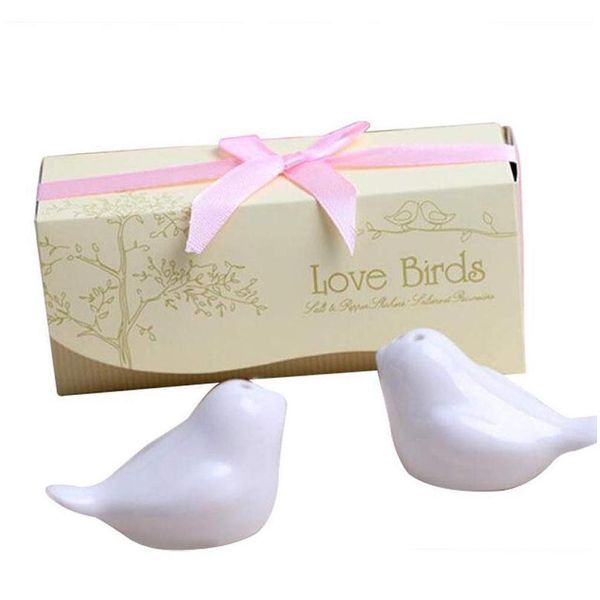 mini wedding favor love bird salt and pepper shaker set party gift with package box for wedding gift jllnkt xhlight 
mini wedding favor love bird salt and pepper shaker set party gift with package box for wedding gift jllnkt xhlight