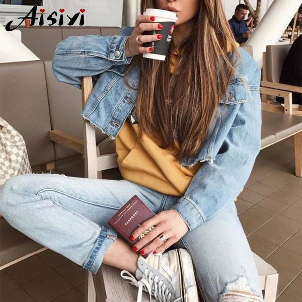 2020 spring autumn crop denim jacket women long sleeve boyfriend style casual blue jean jacket lady vintage button crop coat1, Black;brown
2020 spring autumn crop denim jacket women long sleeve boyfriend style casual blue jean jacket lady vintage button crop coat1, Black;brown