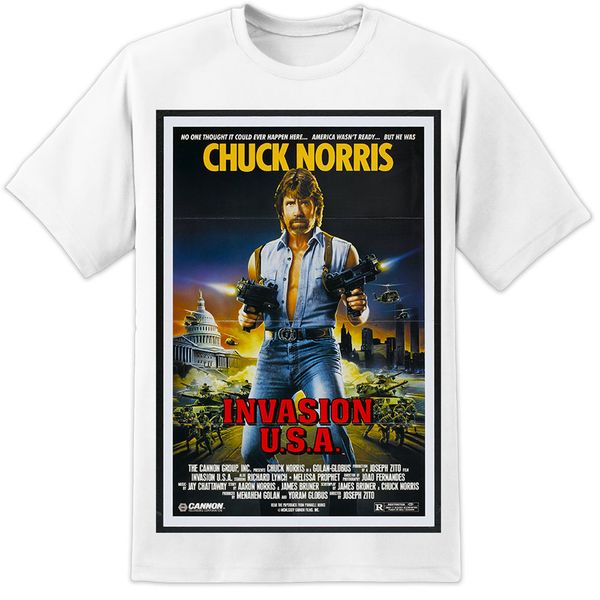 chuck norris invasion usa retro movie poster t shirt (s - 3xl) vintage 80's film homme customized tee shirt sport hooded sweatshirt hoo
chuck norris invasion usa retro movie poster t shirt (s - 3xl) vintage 80's film homme customized tee shirt sport hooded sweatshirt hoo
