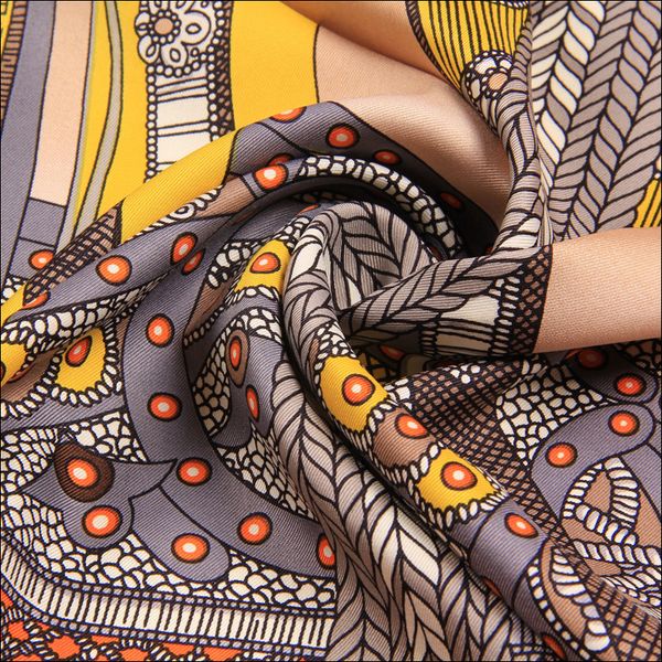 stain edge scarf shawl 90 silk scarf satin scarfs saddle print neck foulard femme handmade double-sided bandana classic size, Blue;gray
stain edge scarf shawl 90 silk scarf satin scarfs saddle print neck foulard femme handmade double-sided bandana classic size, Blue;gray