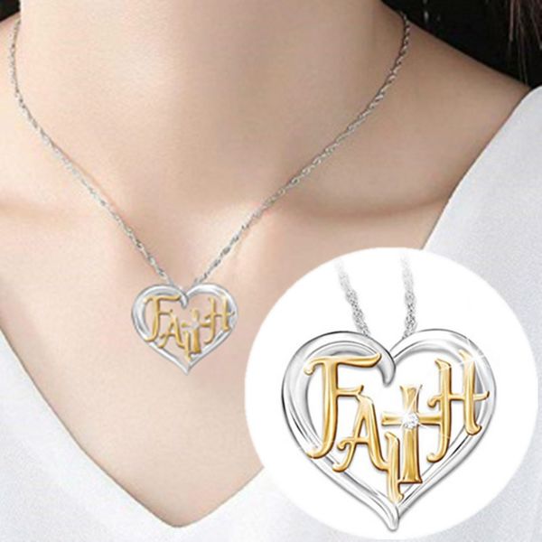 fashion jewelry jesus cross love heart shape pendant rhinestone necklace women girls christmas gifts, Silver
fashion jewelry jesus cross love heart shape pendant rhinestone necklace women girls christmas gifts, Silver