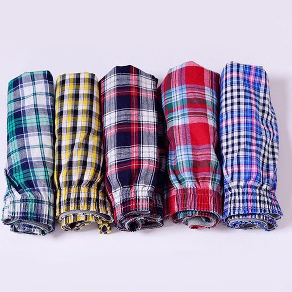 underpants 1pc men's cotton arrow boxers casual plaid print elastic waist underwear summer loose breathable beach pants shorts, Black;white
underpants 1pc men's cotton arrow boxers casual plaid print elastic waist underwear summer loose breathable beach pants shorts, Black;white