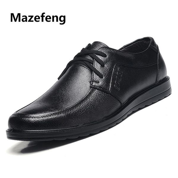 mazefeng 2020 new fashion spring autumn men dress shoes men leather shoes business male work round toe lace-up antiskid, Black
mazefeng 2020 new fashion spring autumn men dress shoes men leather shoes business male work round toe lace-up antiskid, Black