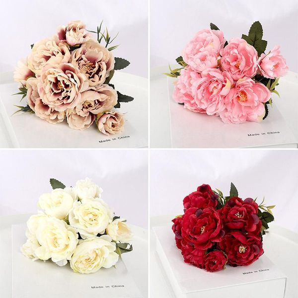 7 white flowers beautiful retro peony artificial flower silk fake bouquet for family wedding diy decoration dandelion foam1
7 white flowers beautiful retro peony artificial flower silk fake bouquet for family wedding diy decoration dandelion foam1