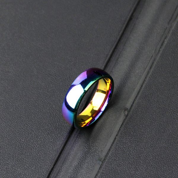 womens rainbow colorful pulsera ring stainless steel mens wedding band couple rings drop shipping, Silver
womens rainbow colorful pulsera ring stainless steel mens wedding band couple rings drop shipping, Silver