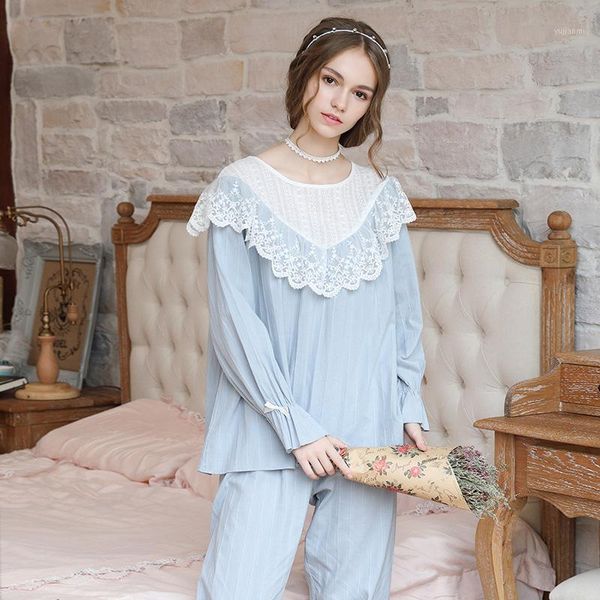 2019 cotton night suit autumn princess pajama set night wear women vintage pajama lace sleep wear home suit lounge set1, Black;red
2019 cotton night suit autumn princess pajama set night wear women vintage pajama lace sleep wear home suit lounge set1, Black;red