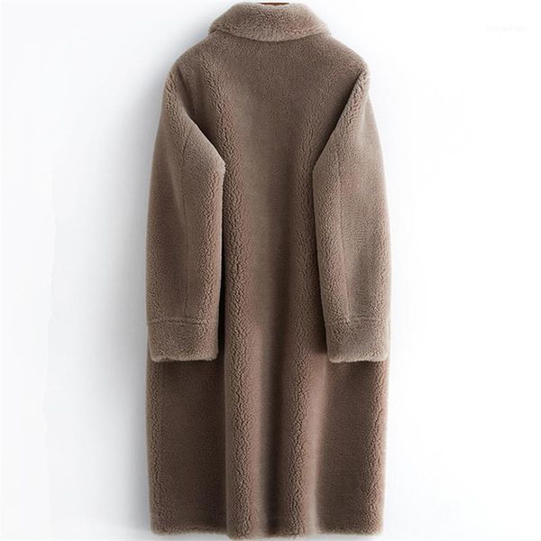 women's fur & faux sheep women winter shearing coat luxury long wool loose overcoat thick warm plus size female plush coats1, Black
women's fur & faux sheep women winter shearing coat luxury long wool loose overcoat thick warm plus size female plush coats1, Black