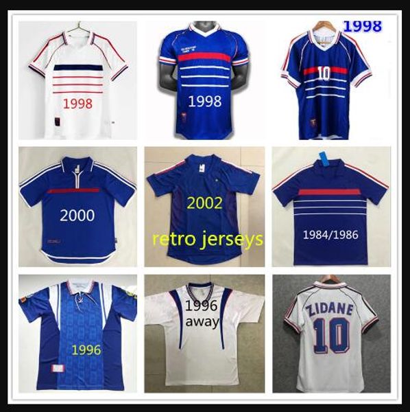 french retro soccer jersey 1984 86 96 98 02 1996 1998 2000 2002 france de foot trezeguet zidane henry maillot football jerseys shirt, Black;yellow
french retro soccer jersey 1984 86 96 98 02 1996 1998 2000 2002 france de foot trezeguet zidane henry maillot football jerseys shirt, Black;yellow