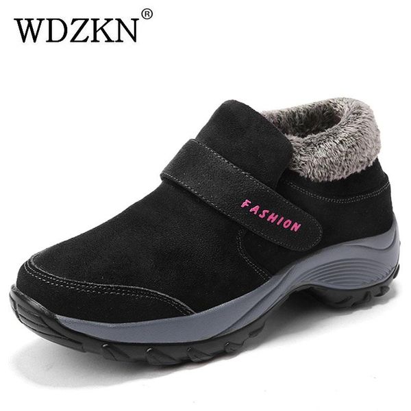boots wdzkn autumn winter warm snow women wedges platform ankle for sneakers cotton shoes botas mujer big size35-42, Black
boots wdzkn autumn winter warm snow women wedges platform ankle for sneakers cotton shoes botas mujer big size35-42, Black