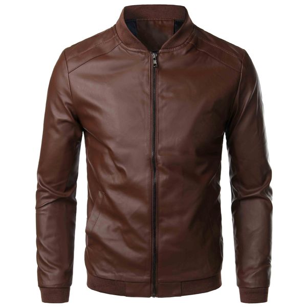 cross-border mens clothing 2020 autumn mens leather coat baseball collar pu jacket foreign trade mens solid color top, Black;brown
cross-border mens clothing 2020 autumn mens leather coat baseball collar pu jacket foreign trade mens solid color top, Black;brown