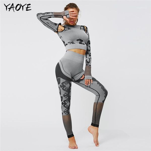 yoga outfits yaoye 2pcs women breathable leggings + long-sleeved shirts sport fitness seamless set suit camouflage workout gym clothes1, White;red
yoga outfits yaoye 2pcs women breathable leggings + long-sleeved shirts sport fitness seamless set suit camouflage workout gym clothes1, White;red