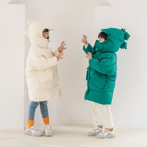 off season down jacket boys and girls baby coat thickened 90 medium long winter children's wear, Blue;gray
off season down jacket boys and girls baby coat thickened 90 medium long winter children's wear, Blue;gray