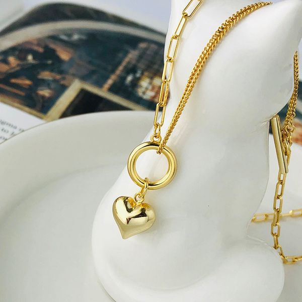 s925 sterling silver new love necklace women's korean fashion short with collar bone chain
s925 sterling silver new love necklace women's korean fashion short with collar bone chain
