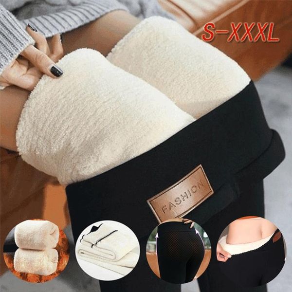 women pants leggings thermal thick warm pants winter high waist stretchy female ankle length leggings casual trousers, Black
women pants leggings thermal thick warm pants winter high waist stretchy female ankle length leggings casual trousers, Black