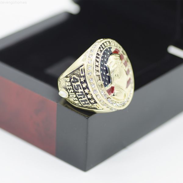 states new degsin president of the united ring who make america great again for trump, Golden;silver
states new degsin president of the united ring who make america great again for trump, Golden;silver