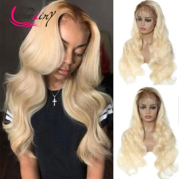 body wave ombre 4t 613 blonde hd transparent lace frontal wigs glueless pre plucked 13x6 4t blonde lace front human hair wigs, Black;brown
body wave ombre 4t 613 blonde hd transparent lace frontal wigs glueless pre plucked 13x6 4t blonde lace front human hair wigs, Black;brown