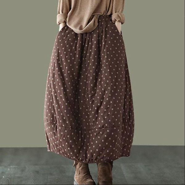 autumn winter 2020 new retro dot pockets elastic waist half skirt cotton linen loose comfortable all match women skirt, Black
autumn winter 2020 new retro dot pockets elastic waist half skirt cotton linen loose comfortable all match women skirt, Black