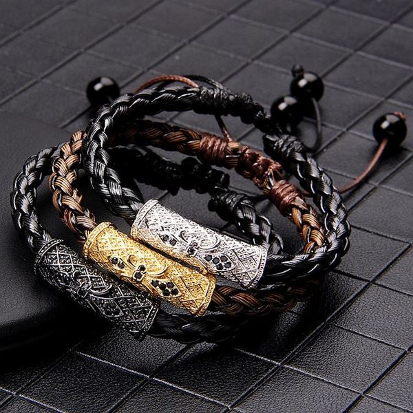 charm bracelets fashion retro tube thick rope braided black golden silver color tubes vintage classic bracelet for men gifts
charm bracelets fashion retro tube thick rope braided black golden silver color tubes vintage classic bracelet for men gifts